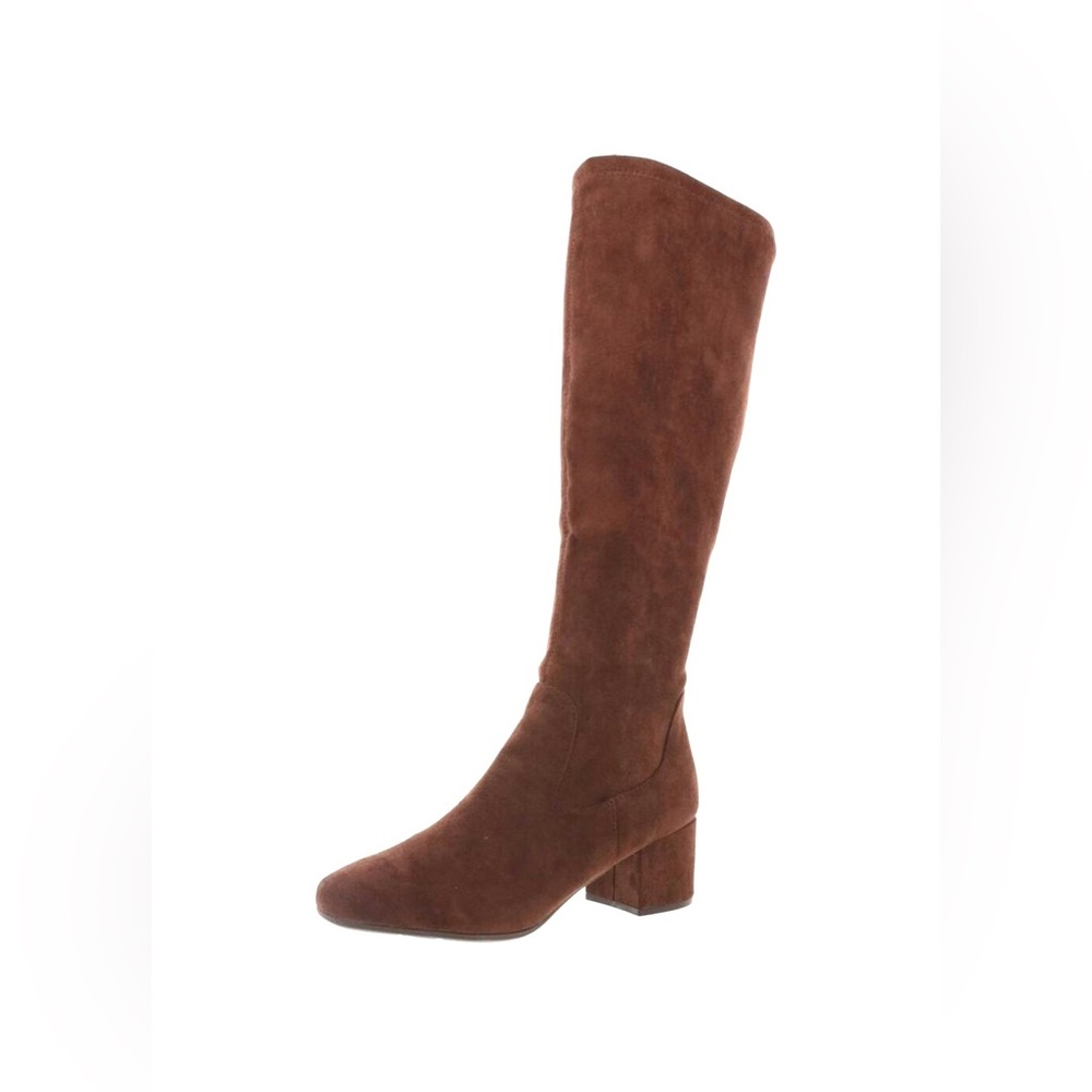 Kenneth Cole Reaction Womens Rida Stretch Boot Brown Knee-High Boots New